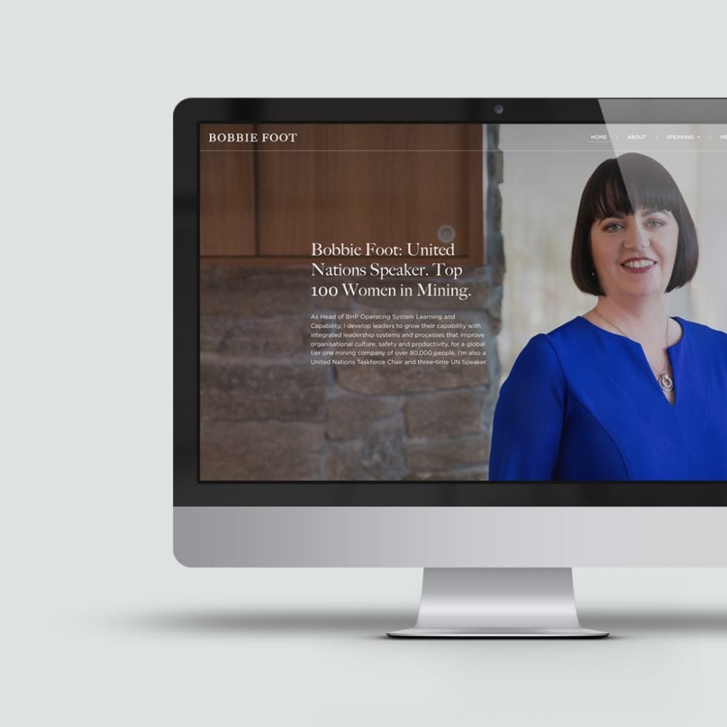 Render of VBobbie Foot Website