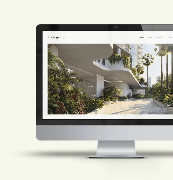 Render of Drew Group Website
